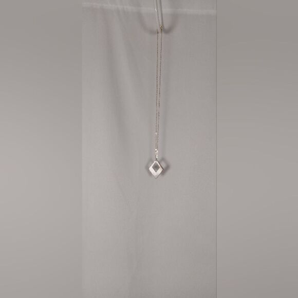 CLEARANCE-  Brown diamond resin pendent - Picture 3 of 5